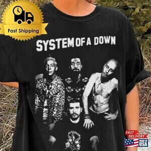 System Of A Down Rock Music Band Tour Shirt Unisex Classic